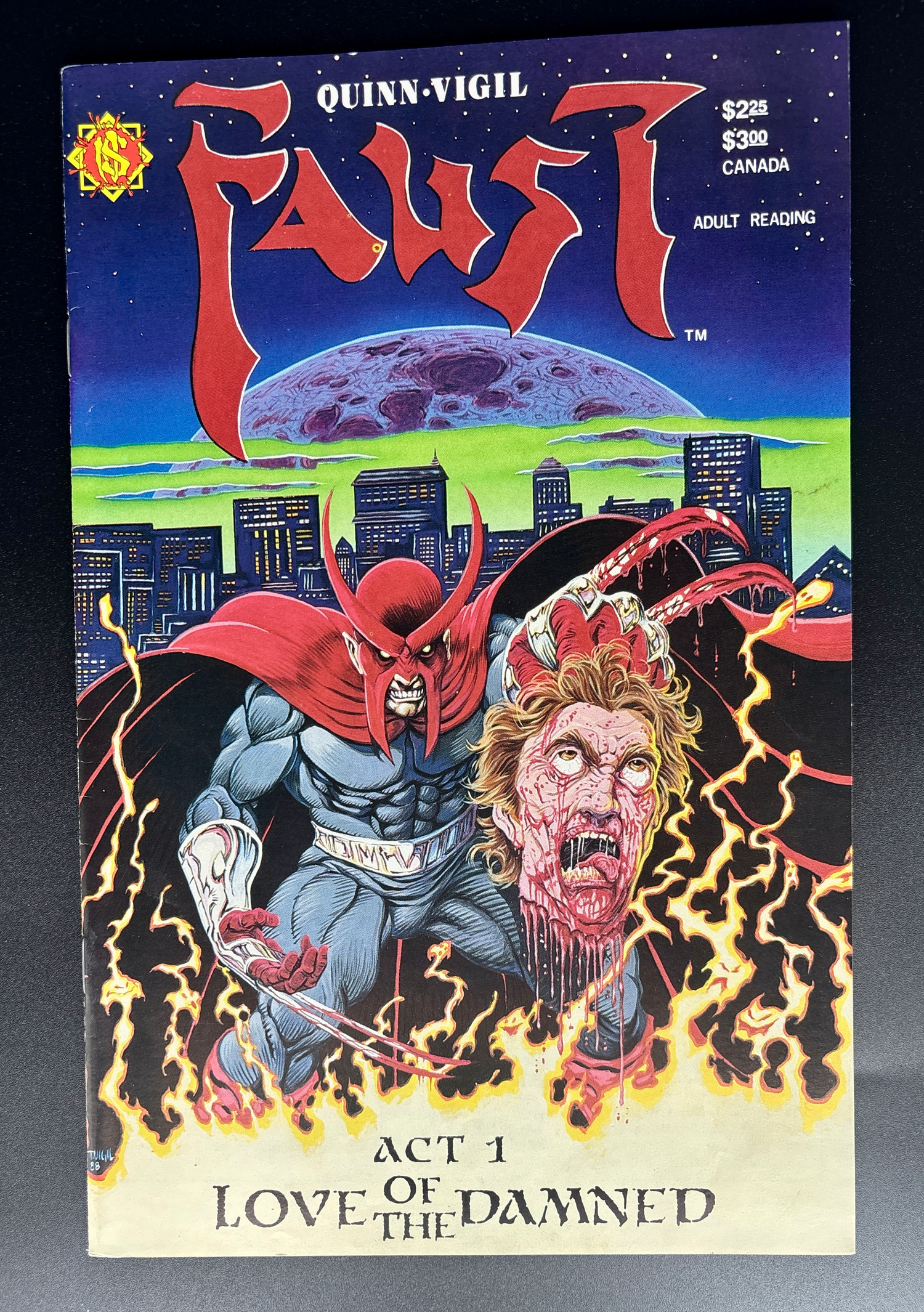 Faust (comics, chromium, cards)