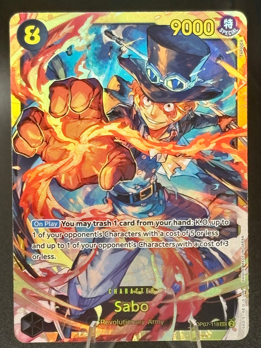 One Piece TCG – Sabo [OP07-118 SEC] Special Rare