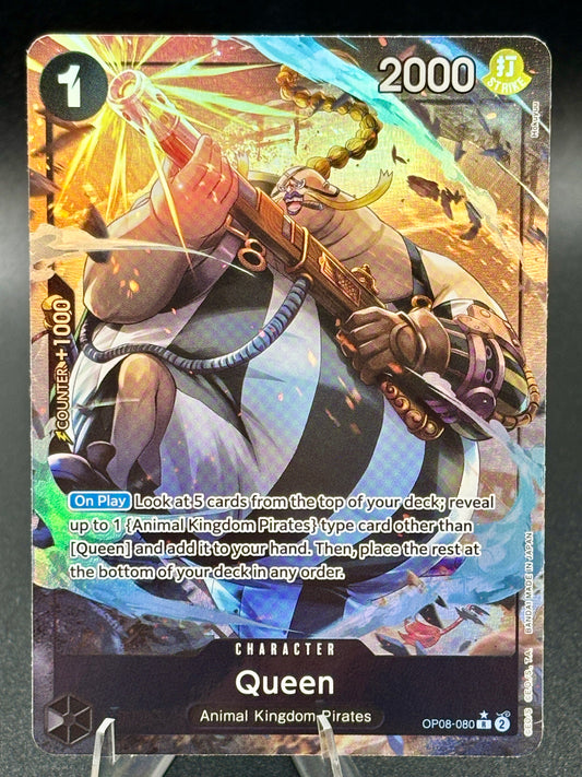 One Piece TCG – Queen [OP08-080] – Alt Art Parallel – Two Legends