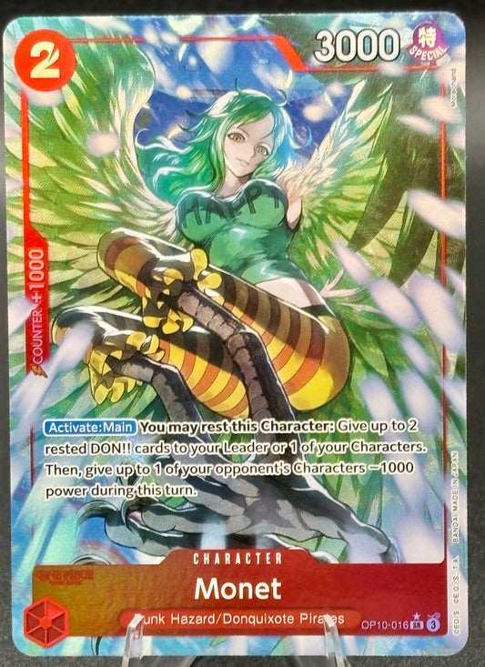 Monet OP10-016 SR – Alt Art Parallel – Royal Blood - One Piece TCG